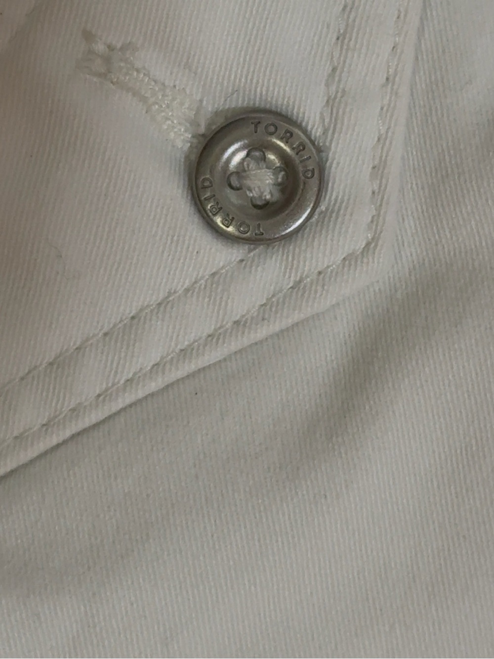 Torrid White Plus Size Shorts Size 18 | Stretch Summer Beach Casual Shorts - Picture 6 of 8